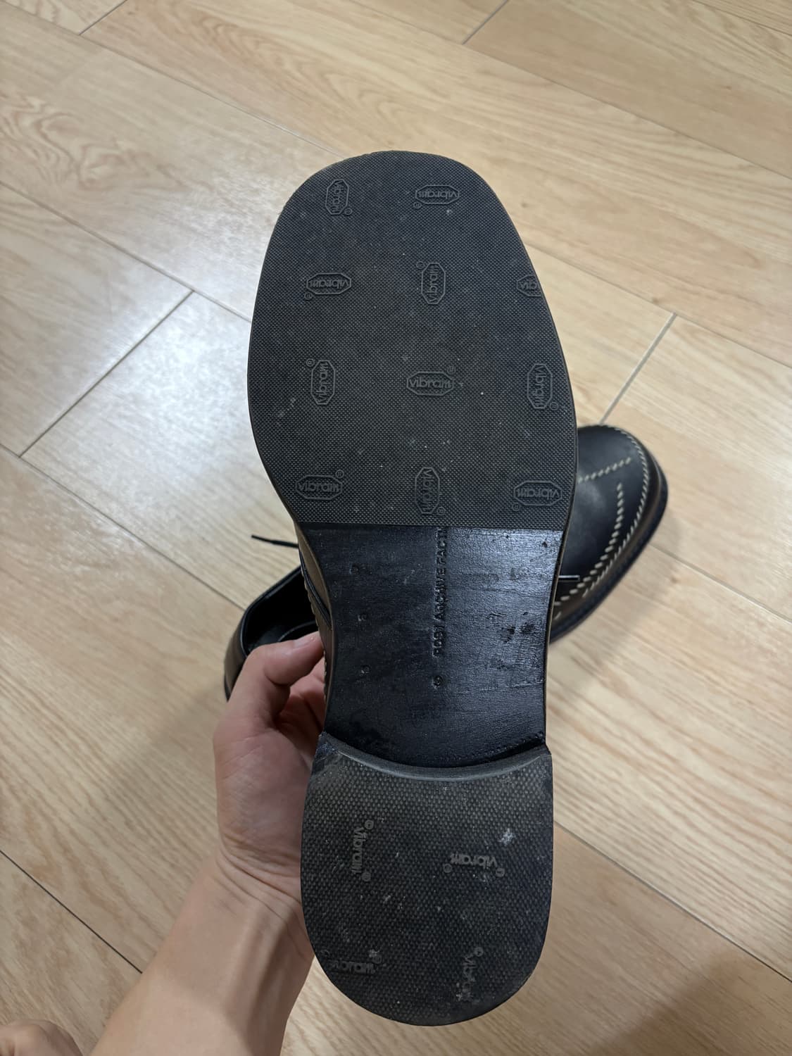 [270] 포스트 아카이브 팩션 사시코 더비 블랙 상품이미지4