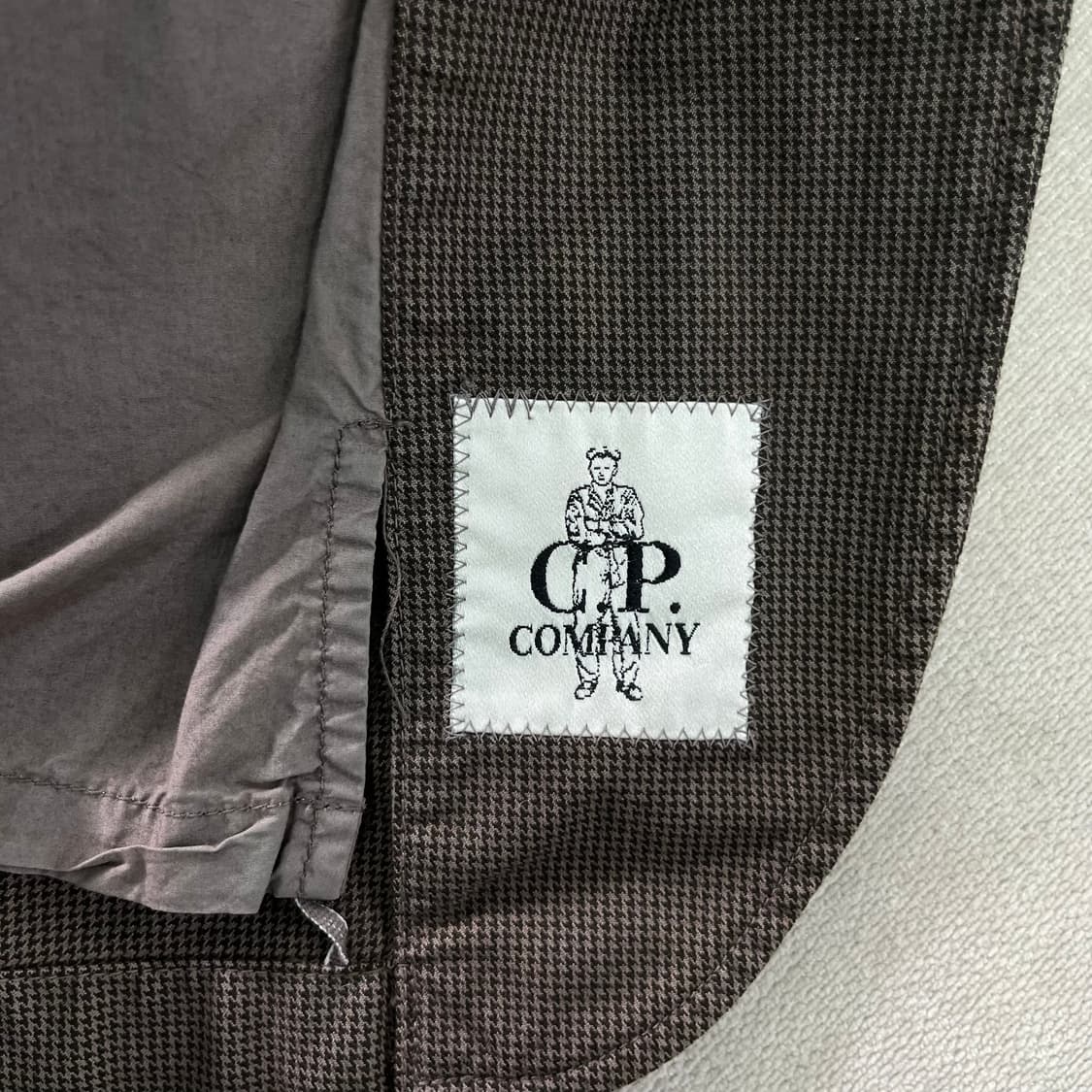 100 cp컴퍼니 00s 체크 빈티지 블레이져  상품이미지5