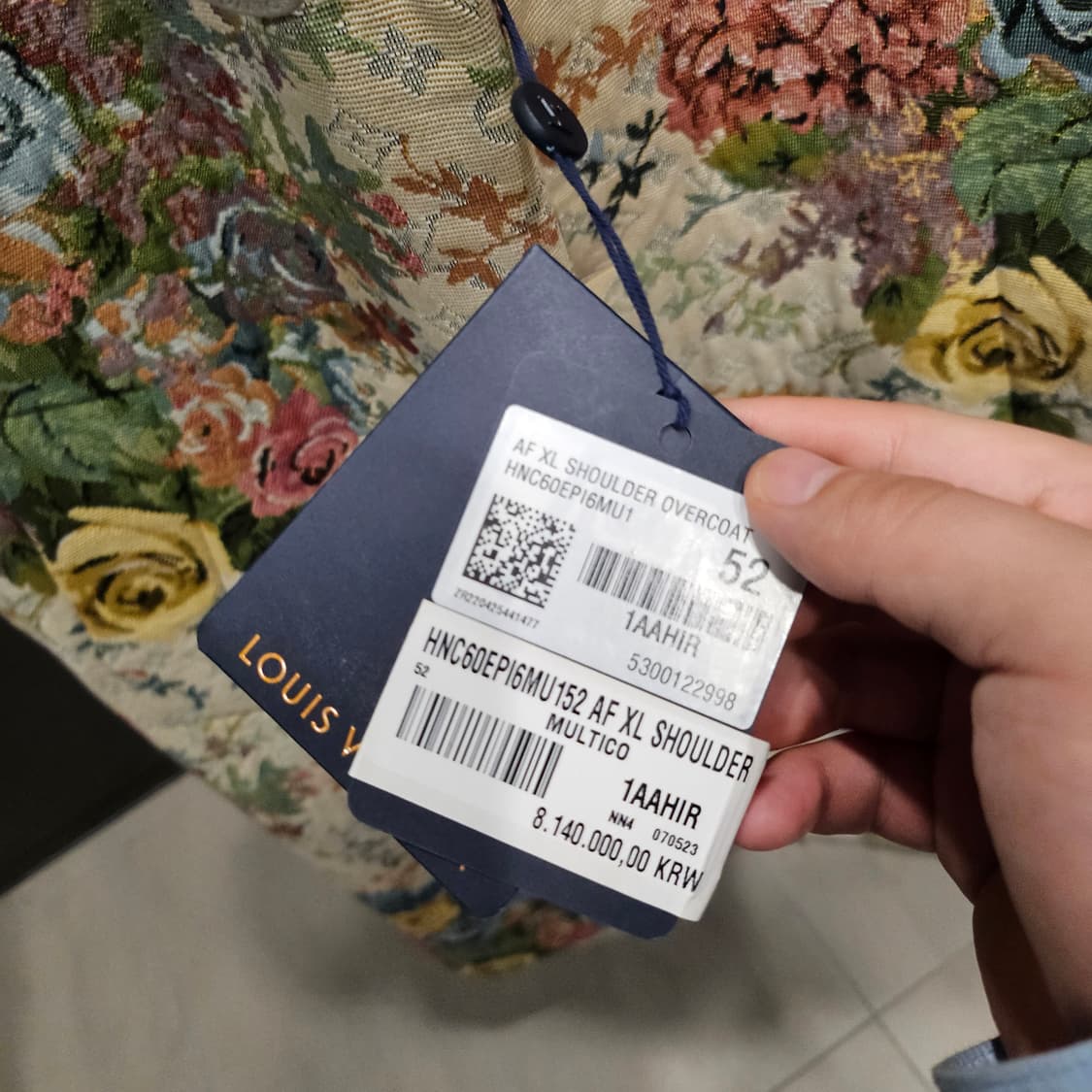 국내1피스)루이비통 버질아블로 쇼피스 모노그램 플라워 코트 상품이미지9