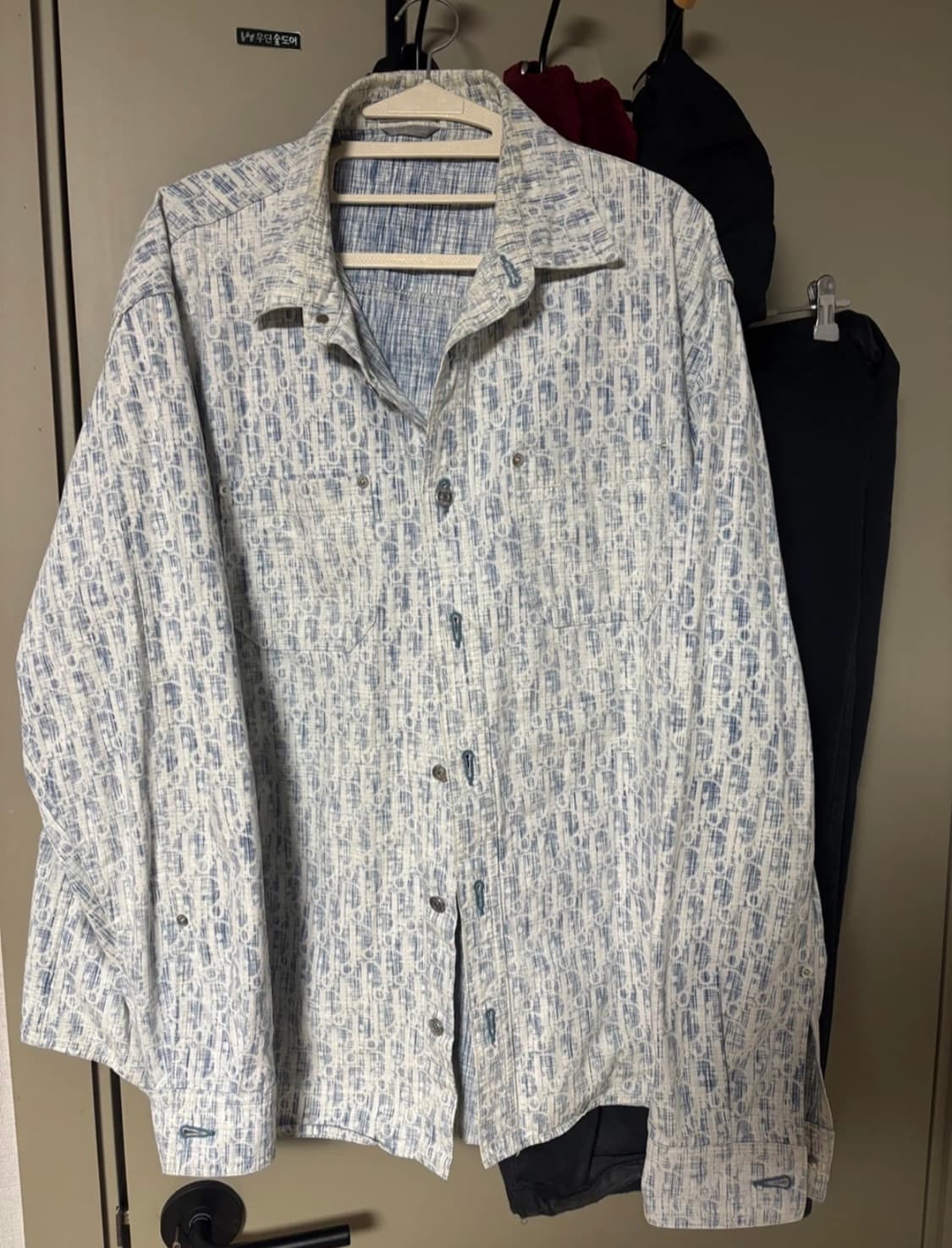 디올 오블리크 데님 셔츠 43 상품이미지1