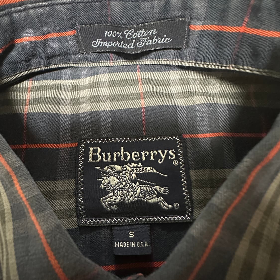 BURBERRY 90's usa made shirt 상품이미지3