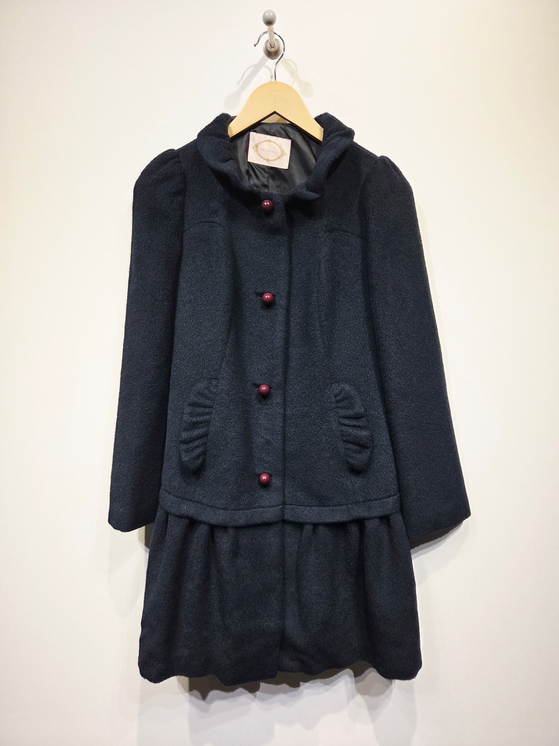 레니본 베비알카파 양모 코트 54호 상품이미지2