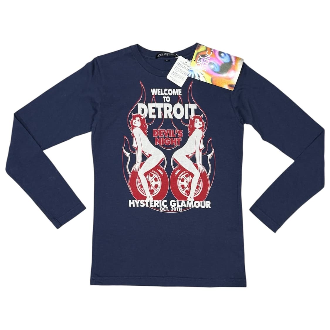 히스테릭 글래머 아카이브 데빌 히스걸 롱슬리브 티셔츠 새 상품 상품이미지1
