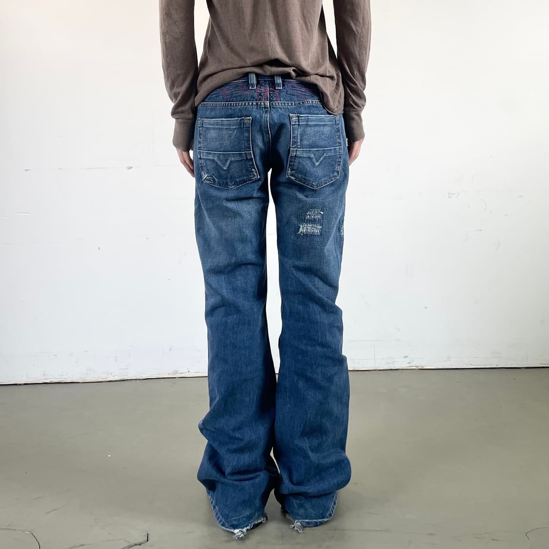 디젤 플레어 데님 팬츠 상품이미지3