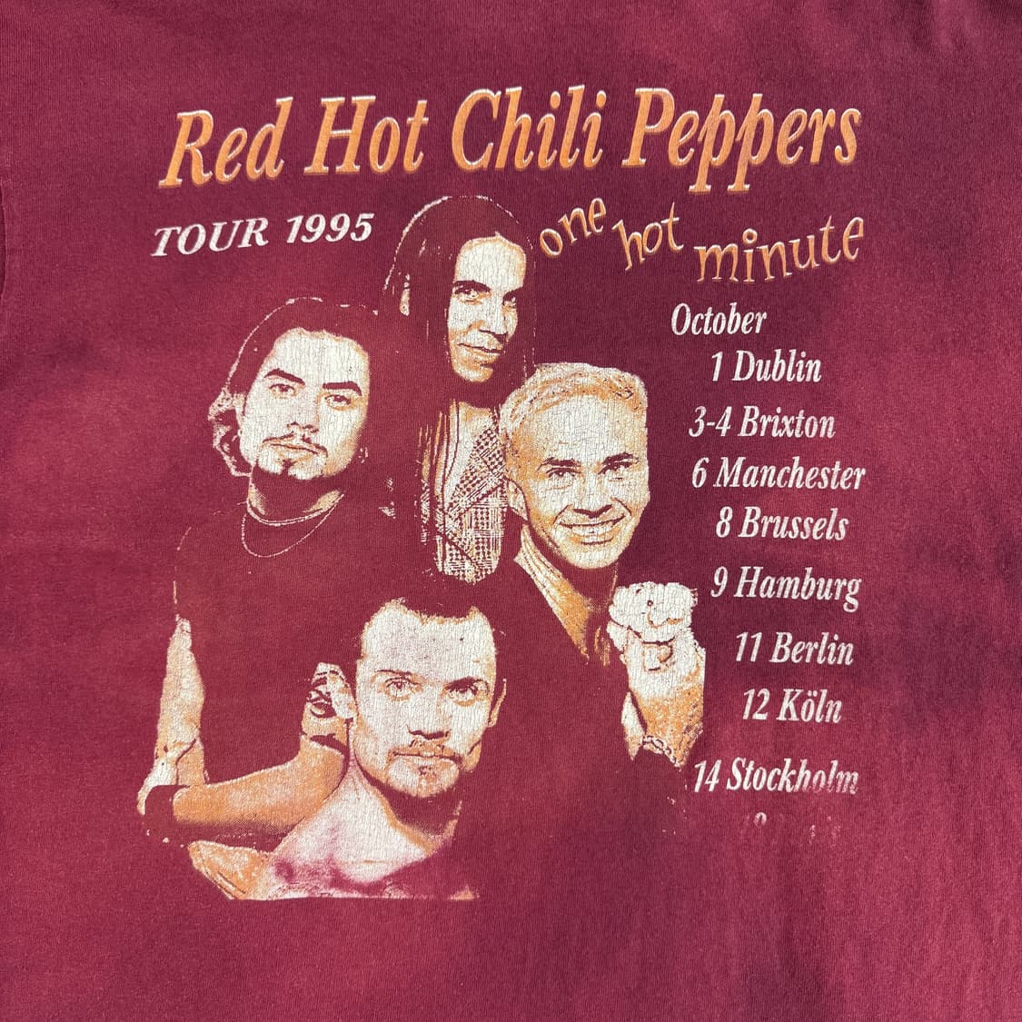 빈티지 90s 레드핫칠리페퍼스 원핫미닛 롱슬리브 RHCP 상품이미지6