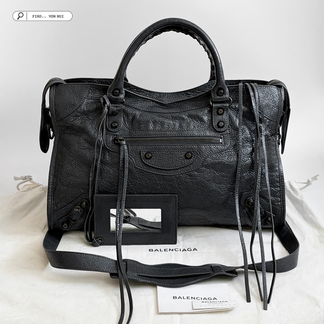 발렌시아가 클래식 시티백 미듐 판매합니다. 상품이미지1