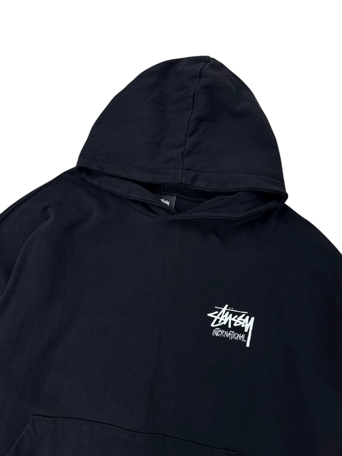 스투시 인터네셔널 후드 블랙 (XL)  상품이미지2
