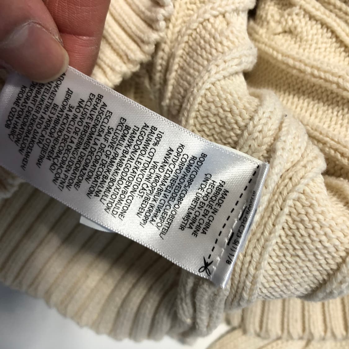 폴로 랄프로렌 꽈배기 니트 상품이미지4