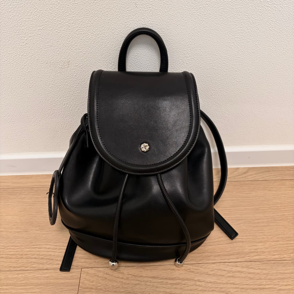 커버낫 클로버하트 클래식 미니 백팩 (블랙) 상품이미지2