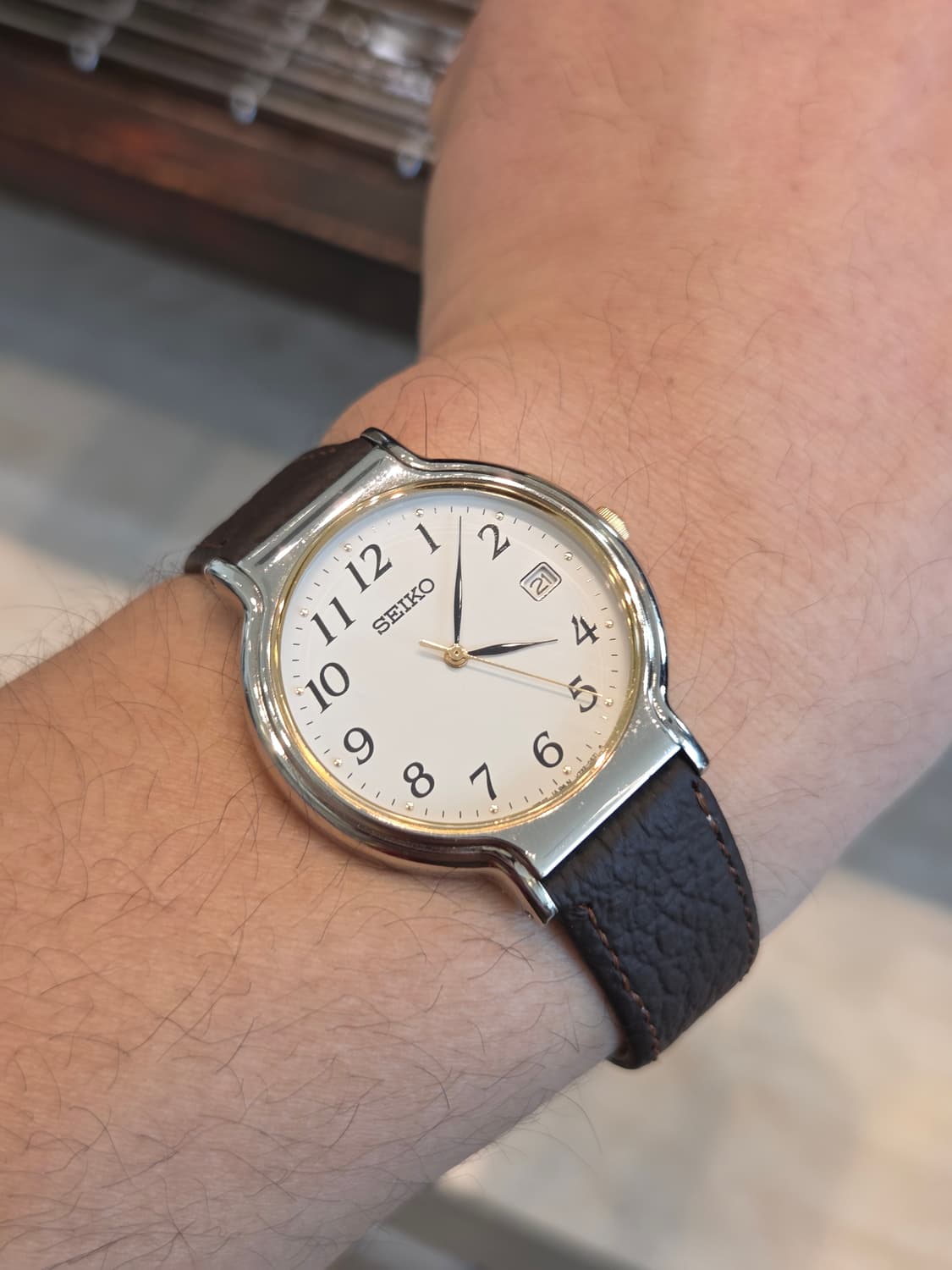 세이코 빈티지 쿼츠 8090년대 시계 상품이미지5
