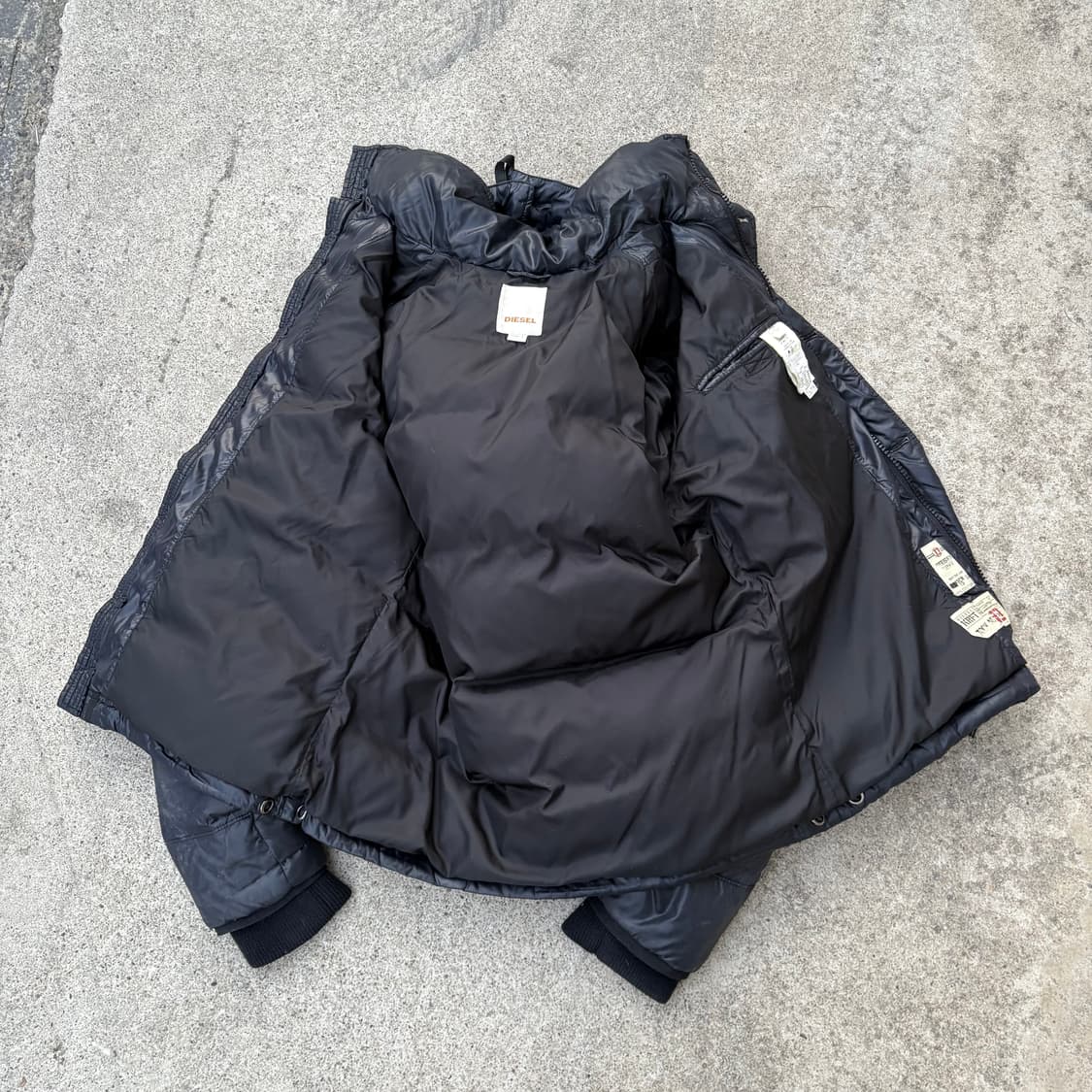 디젤 구스다운 후디드 푸퍼 자켓 상품이미지7