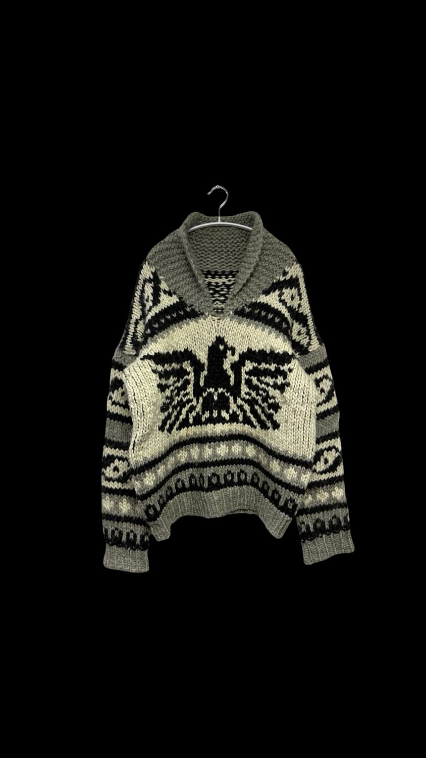 핸드메이드 VTG 숄 코위찬 니트 상품이미지1