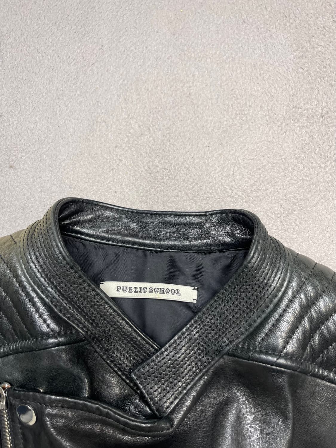 [XL] 퍼블릭스쿨 뉴욕 라이더자켓- 105 양가죽자켓 상품이미지7