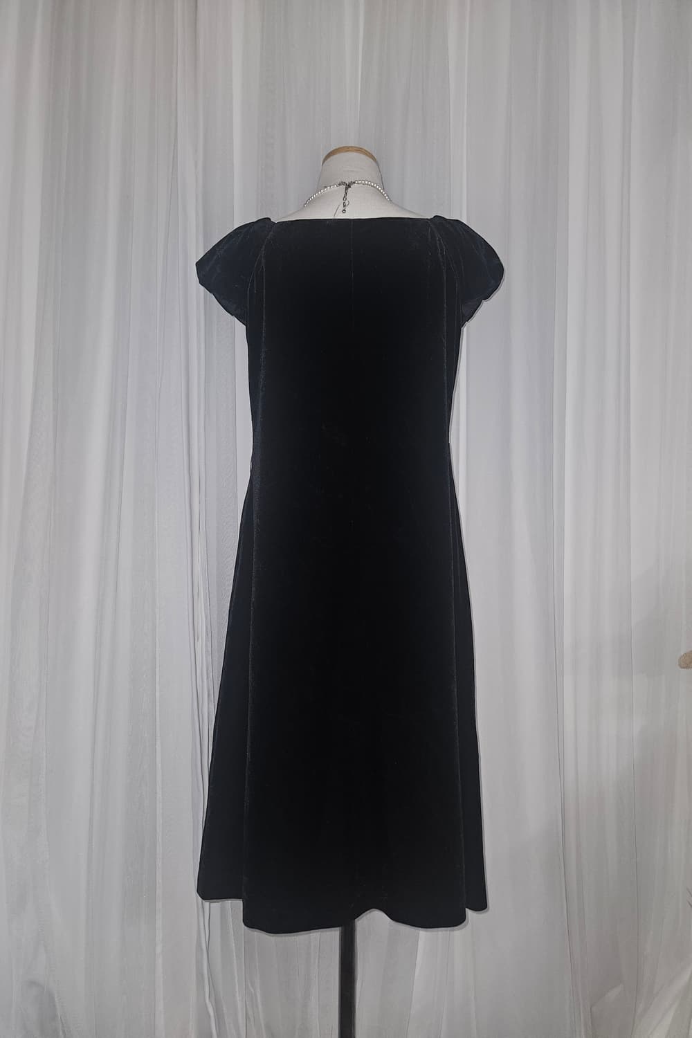 theoria 빈티지 벨벳 드레스 니혼진 공겜여주 히메갸루 고스 고딕 상품이미지3