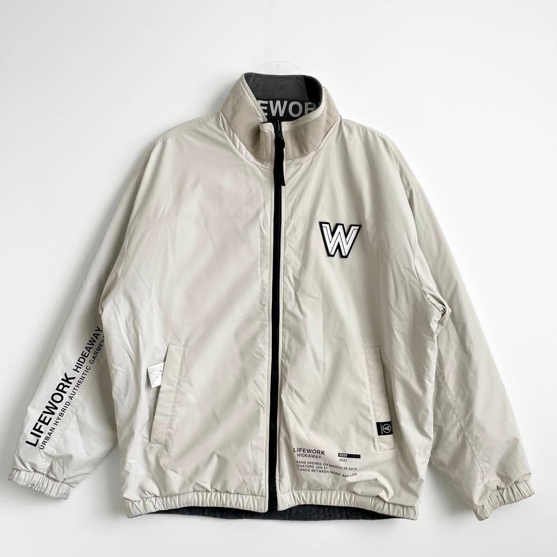 F1 라이프워크 라이프워크 리버시블 플리스 집업 양면 자켓 M사이즈 상품이미지1