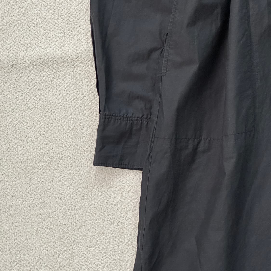 세컨플로어 면 혼방 레터링 롱 원피스 상품이미지4