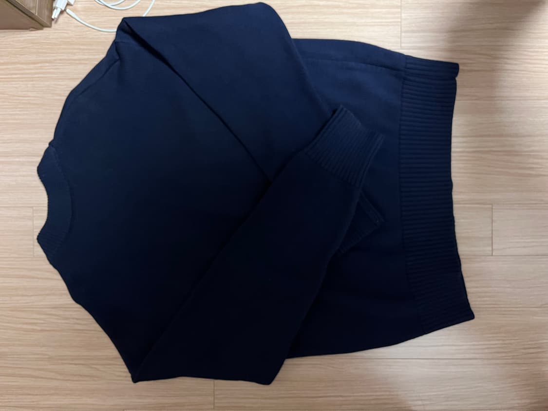 [XL] 아미 빅로고 빅하트 가디건 네이비 상품이미지2