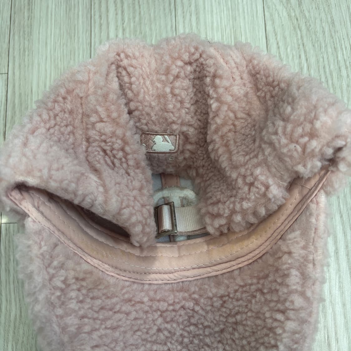 MLB 후리스 스트럭쳐 볼캡 핑크 상품이미지8