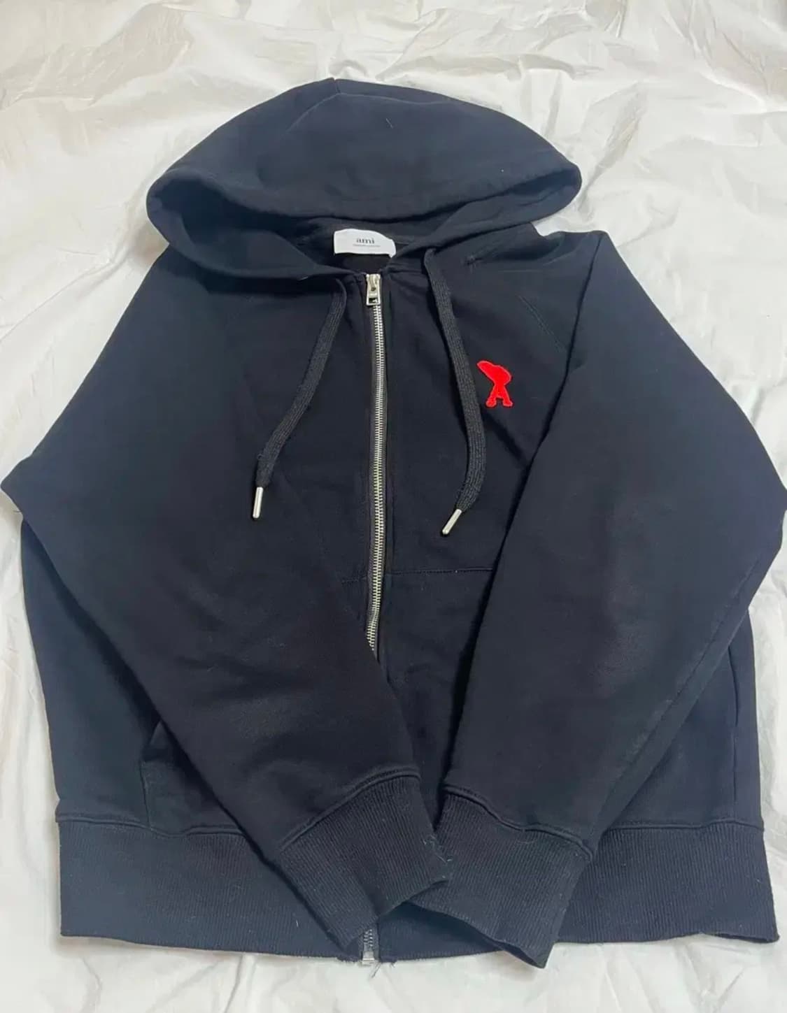 아미 후드집업 블랙 s 상품이미지1