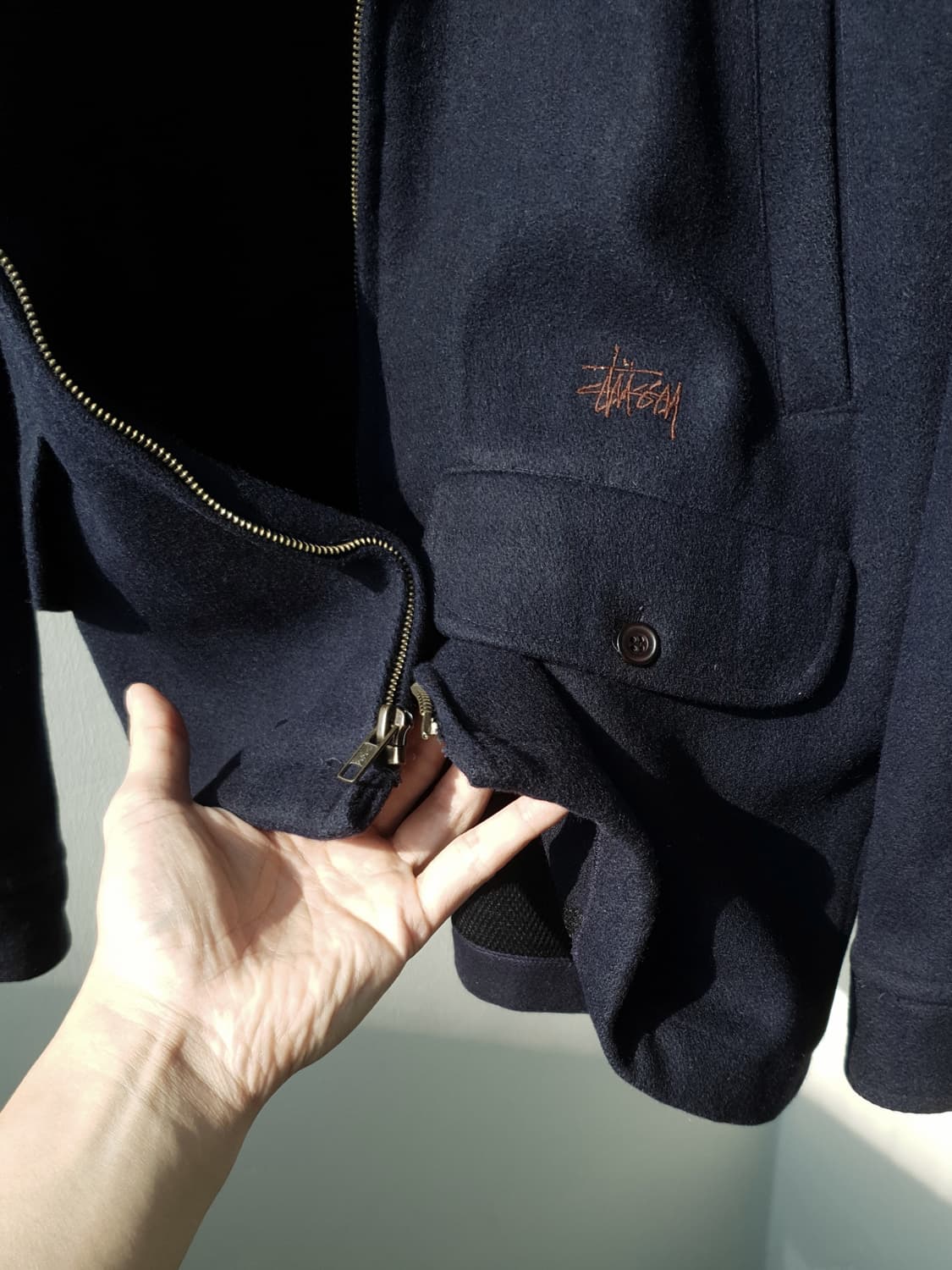 90s Stussy wool work jacket 상품이미지8
