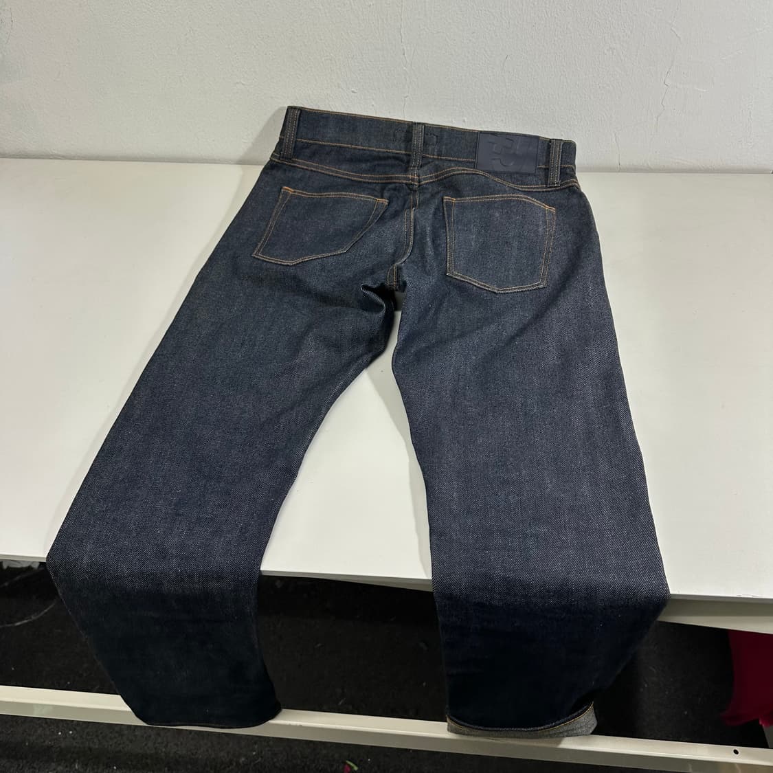 우먼M-L 26 유니클로 X 질샌더 슬림레귤러핏 셀비지 데님팬츠 상품이미지3