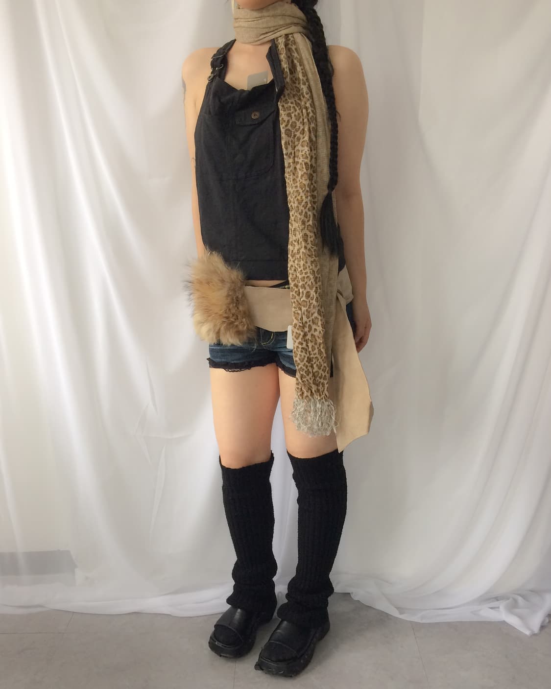 leopard pattern muffler 상품이미지7