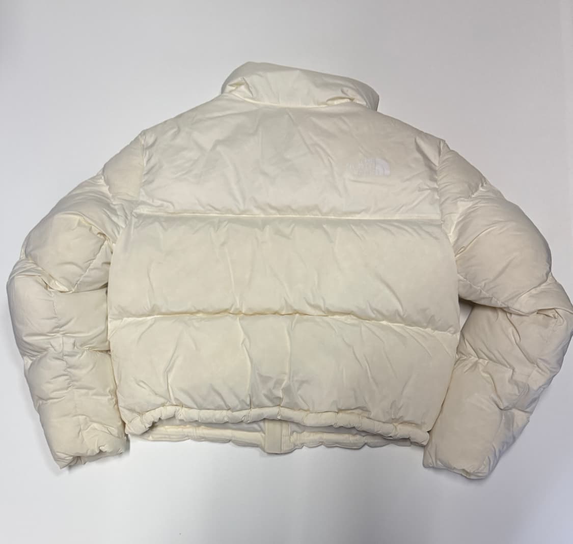 여성 노스페이스 눕시 덕 다운 나일론 크림 패딩 상품이미지2