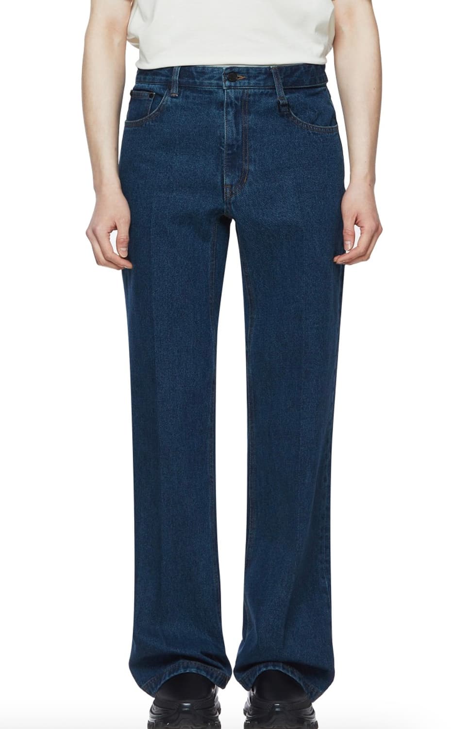 우영미 21시즌 롱스트레이트 중청 상품이미지1