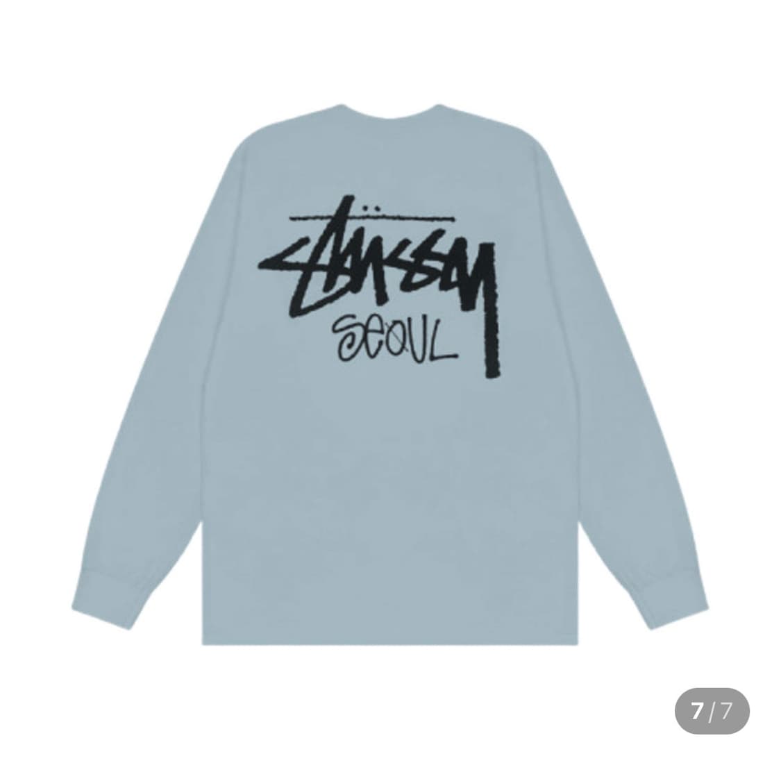 스투시 서울 롱슬리브 새상품xl 슬레이트 상품이미지1