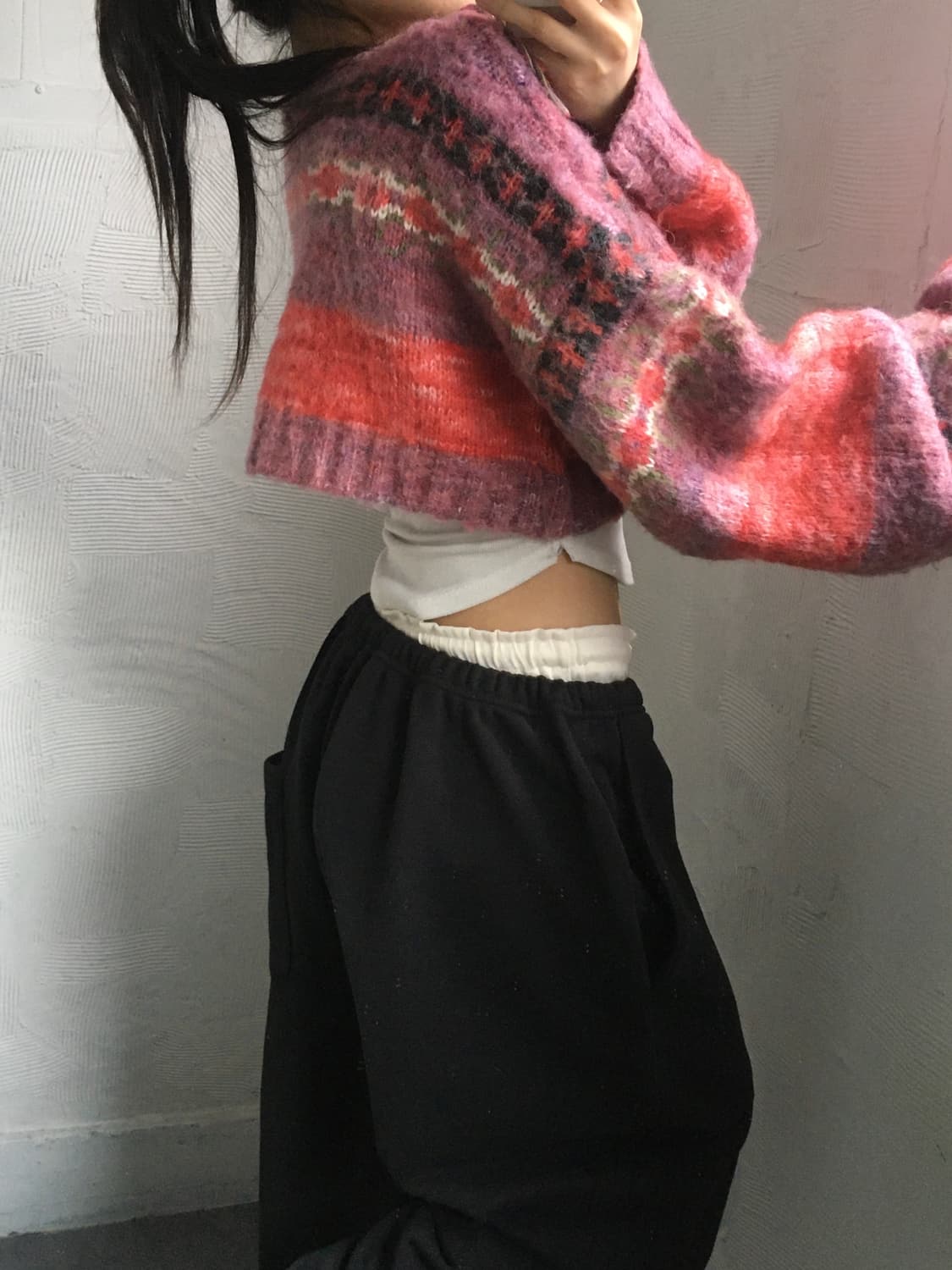 Perverze 퍼버즈 크롭 니트  상품이미지4