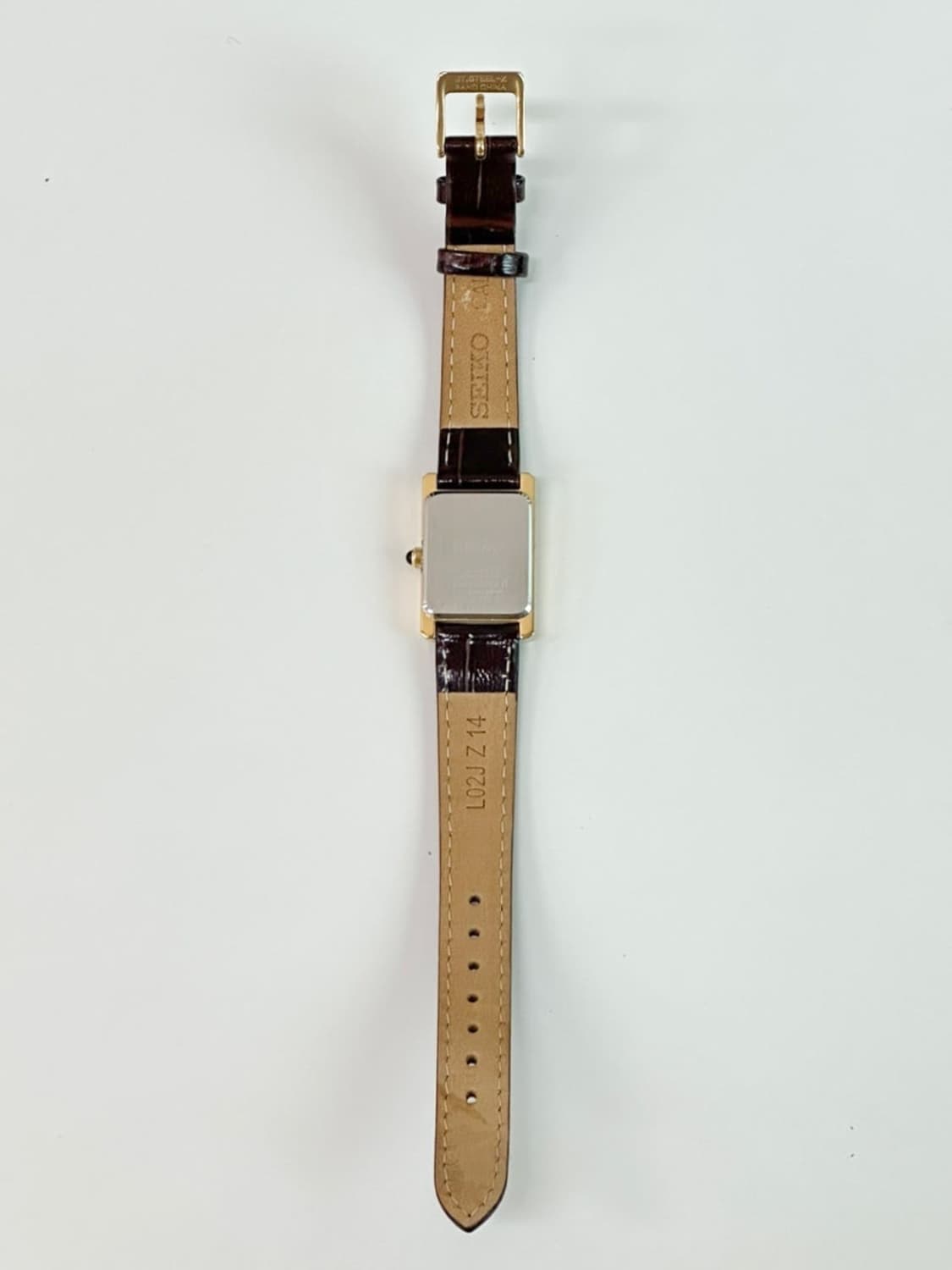 seiko / 세이코 클래식 골드 탱크 쿼츠 시계 상품이미지6