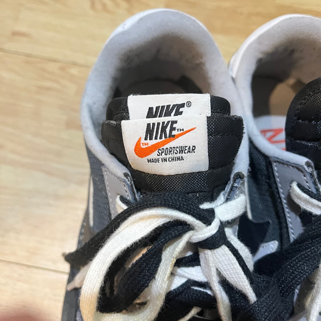 (275mm) 나이키 X 사카이 LD 와플 블랙 상품이미지4