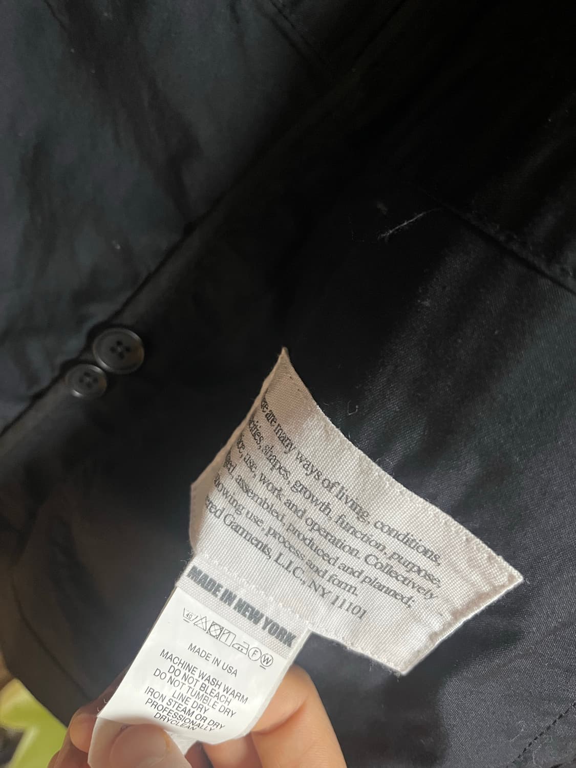 엔지니어드가먼츠 로이터자켓 코튼 다크네이비 상품이미지2