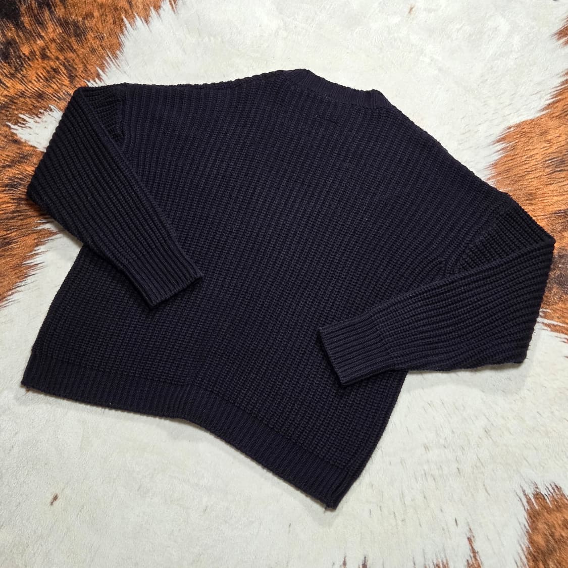 빈티지 네이비 브이넥 가디건 상품이미지4
