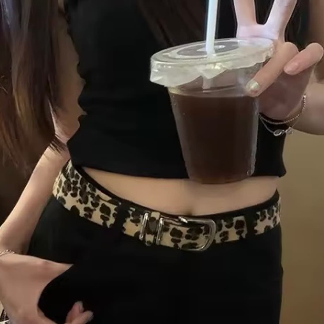 레오파드 송치 벨트 상품이미지2