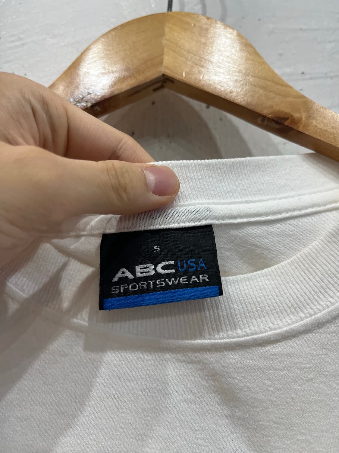 ABC 스포츠웨어 빈티지 반팔 티셔츠 Made in USA 상품이미지5