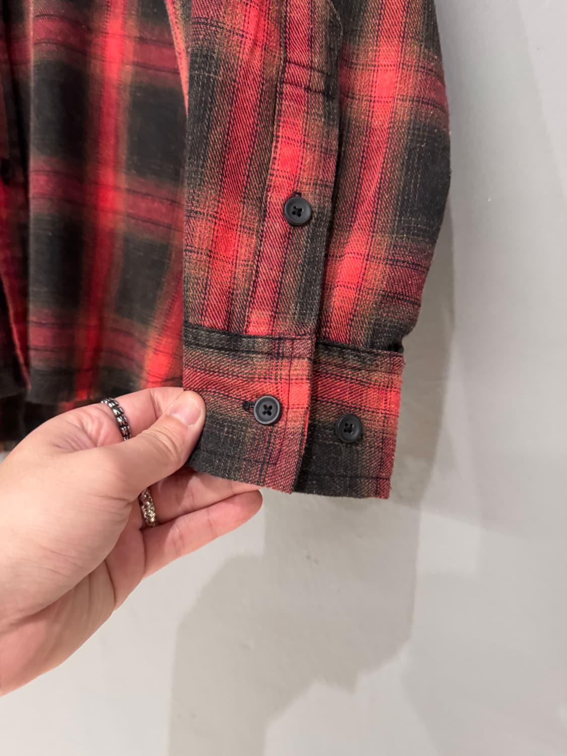 정글스톰 디스트레스드 체크셔츠 상품이미지8