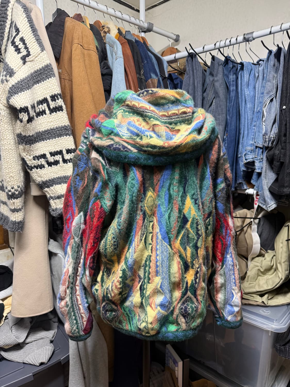 [Made in Australia] 정품 100% 캐시미어 쿠지 숄 니트 상품이미지5