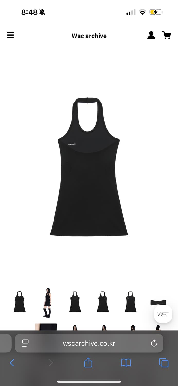 Layered heart halter dress 레이어드 홀터 원피스  상품이미지3