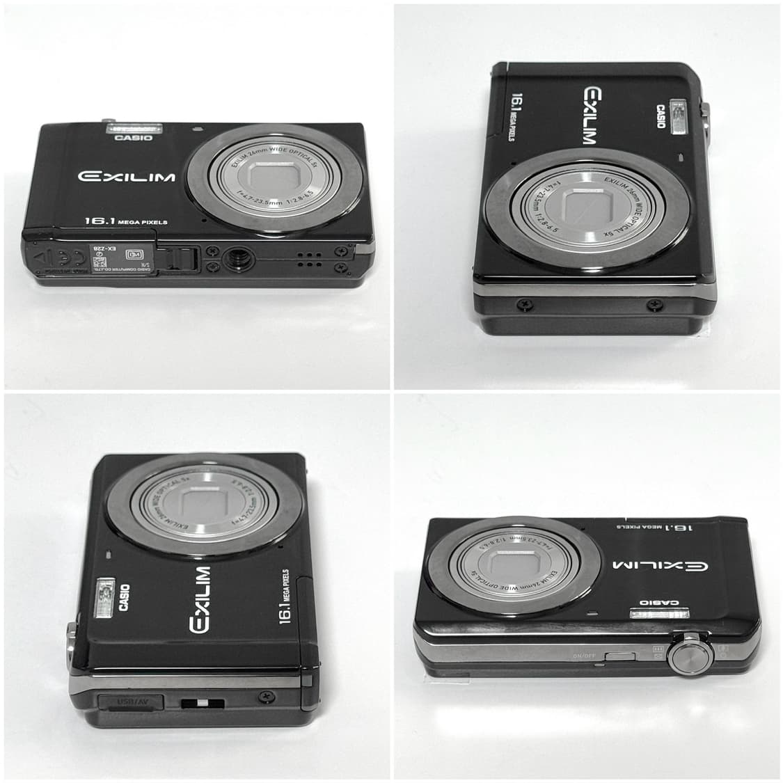 카시오 엑슬림 EX-Z28 / ZS6 블랙 빈티지디카 상품이미지4