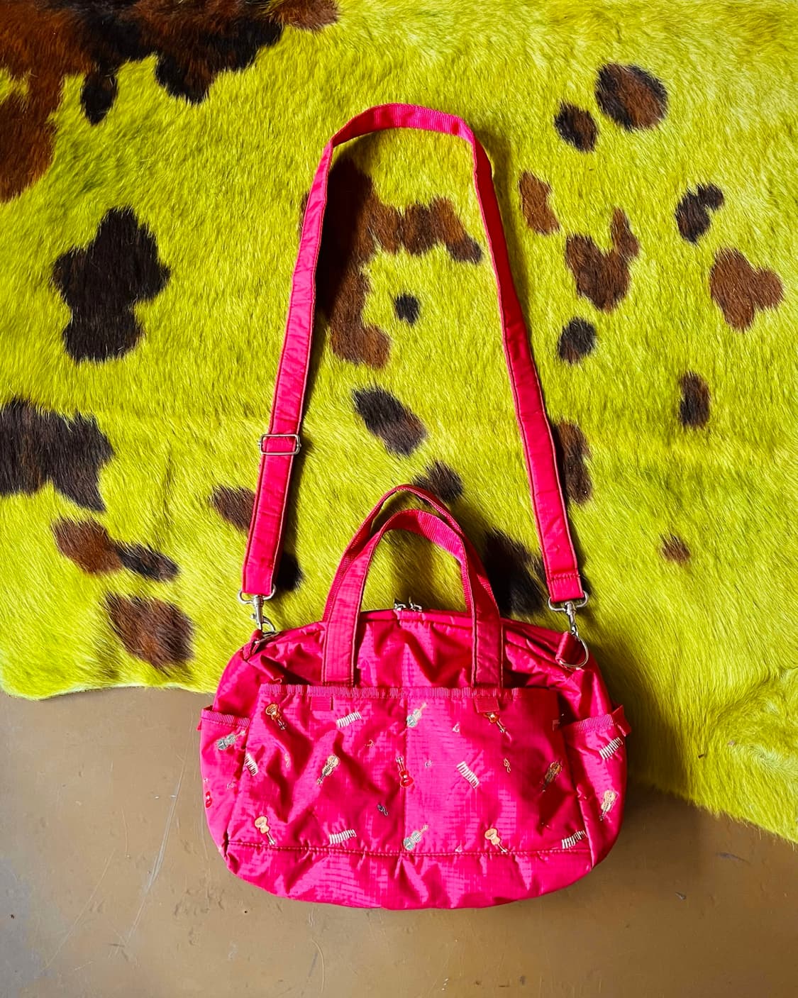 Jpn Vintage Music Embroidery 2-Way Bag 상품이미지2