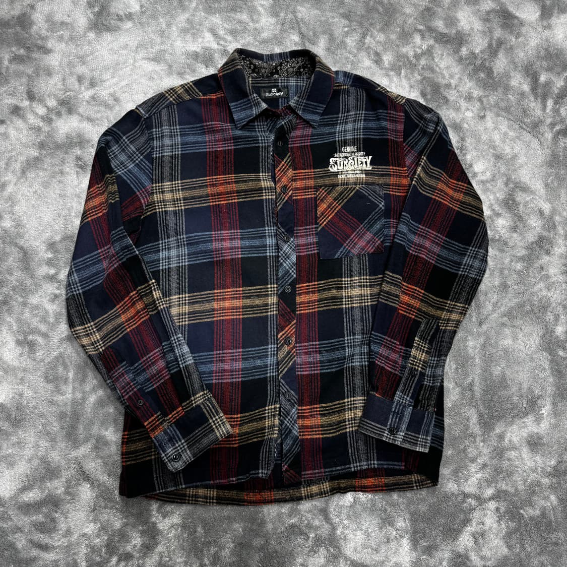 Subciety 섭사에티 체크 셔츠 상품이미지2