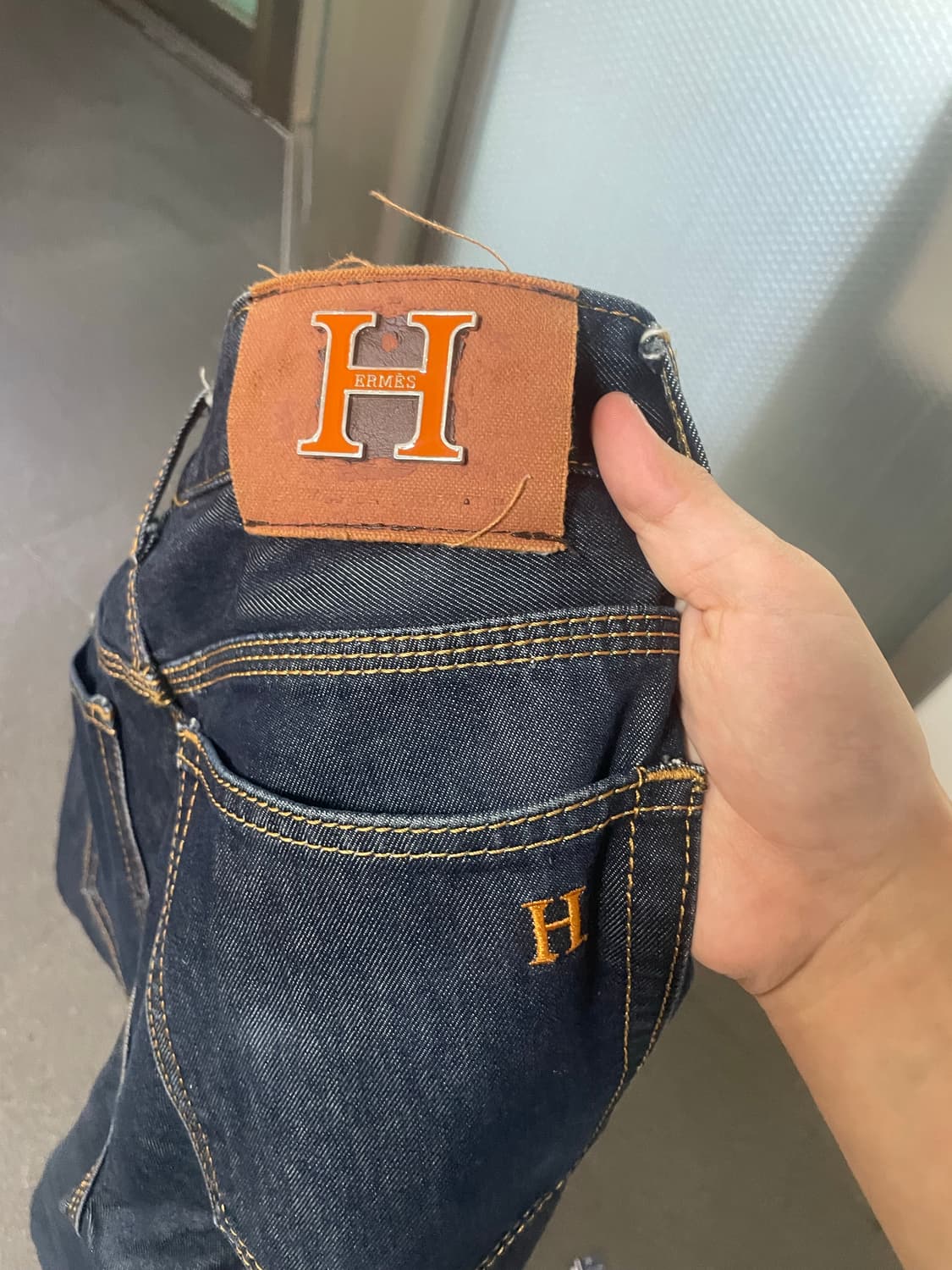 에르메스 청바지 부츠컷 플레어진  상품이미지6