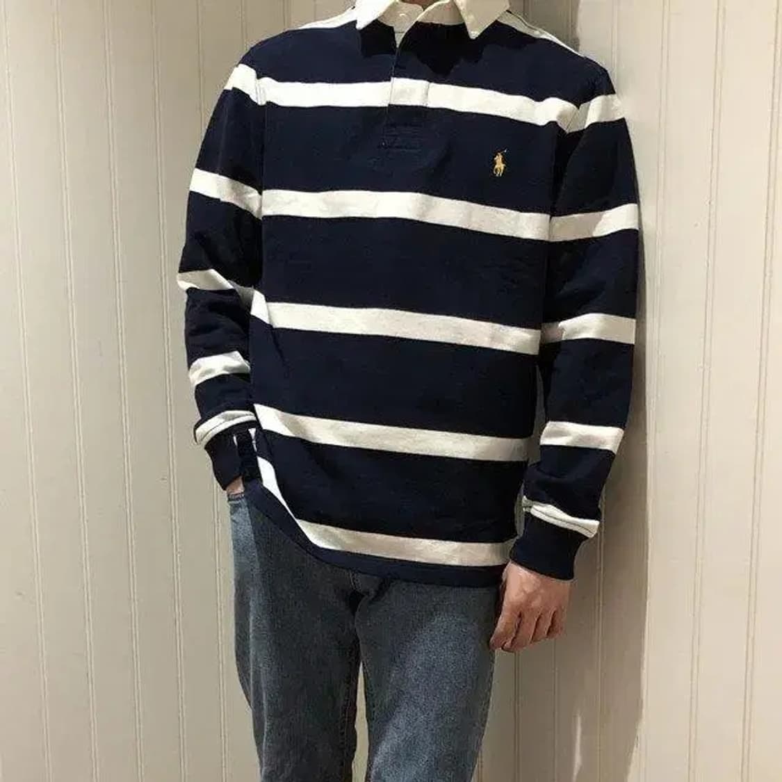 QR 신형 폴로 랄프로렌 럭비 티셔츠
 상품이미지4