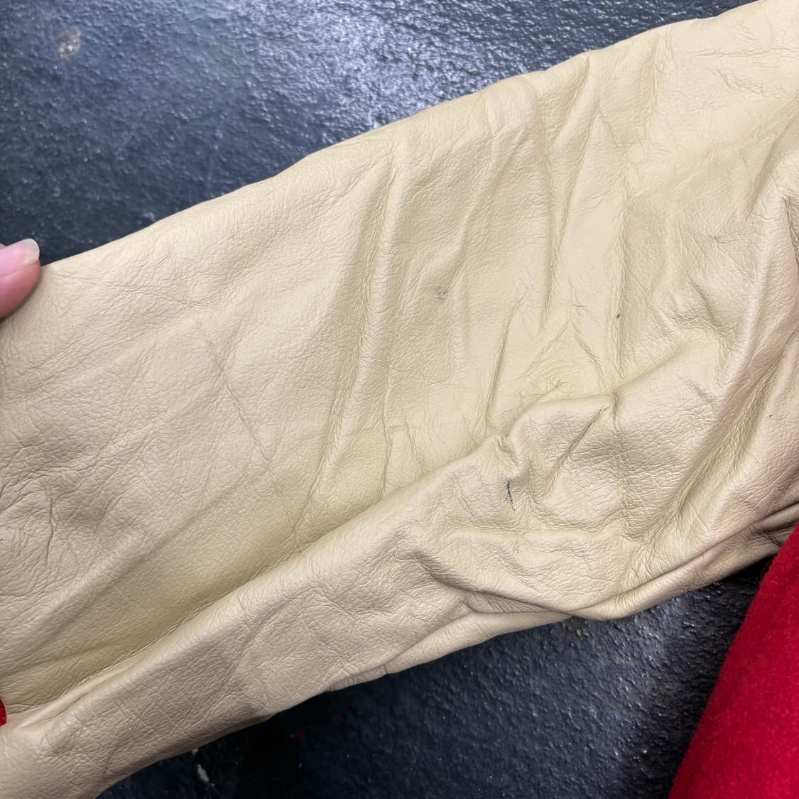 (105)90s usa리얼레더바시티자켓 상품이미지4