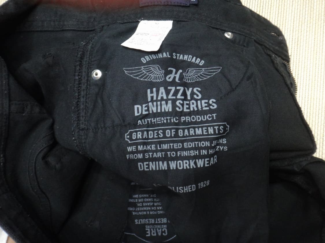 (32인치) HAZZYS 헤지스 남성 블랙 데님진 상품이미지8