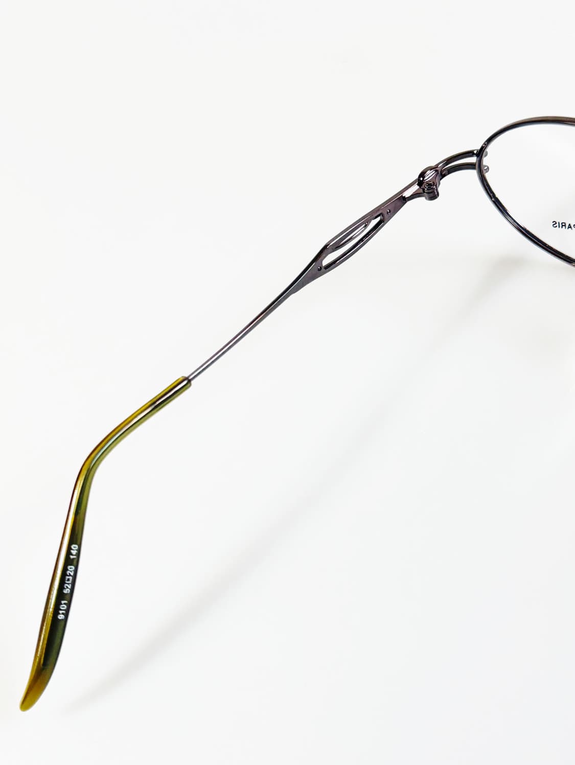 90s TO-HEAVEN PARIS 건메탈 슬림 오벌 빈티지 안경 상품이미지8