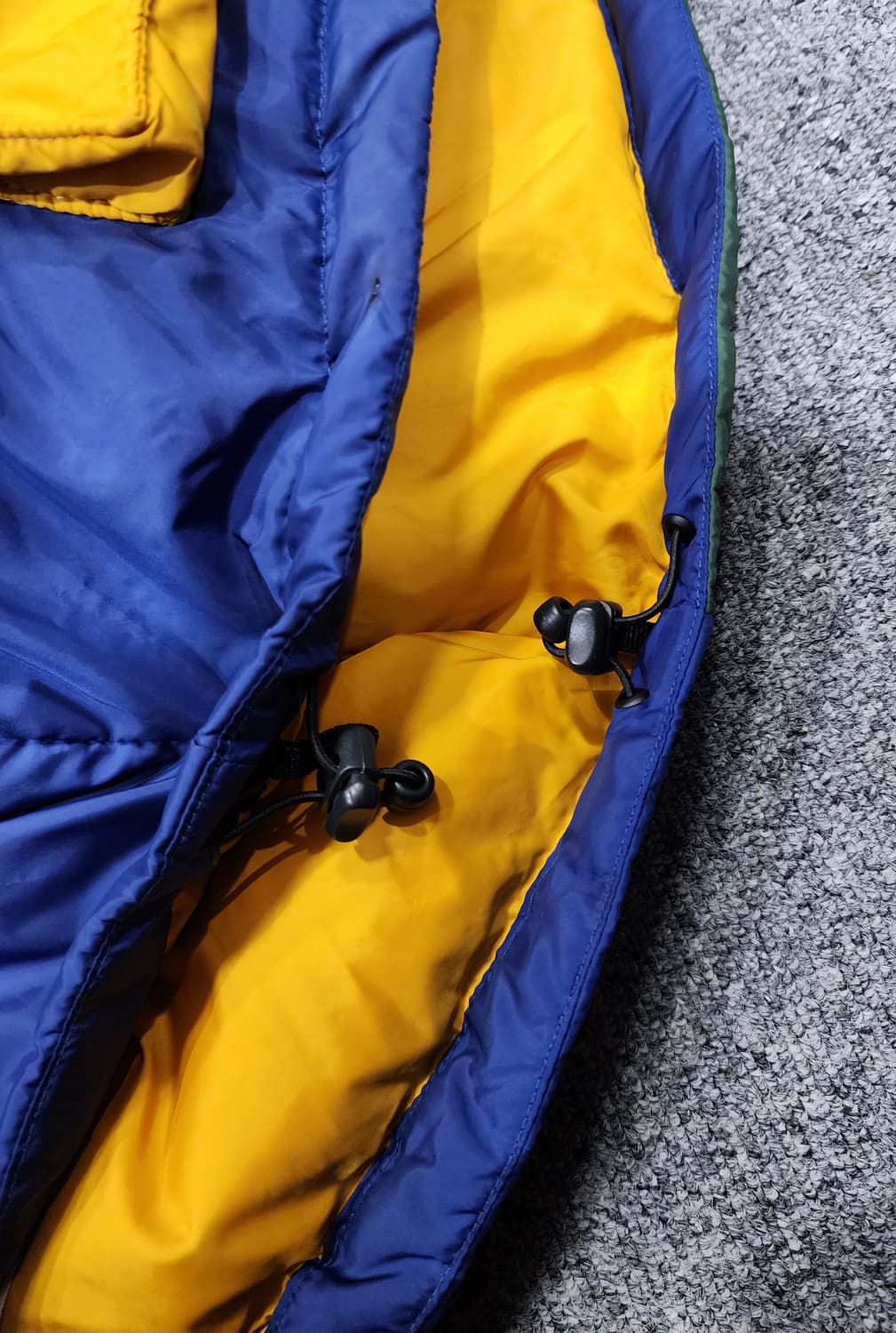 리바이스 스테이 루즈 컬러블록 다운 패딩 XL 상품이미지7