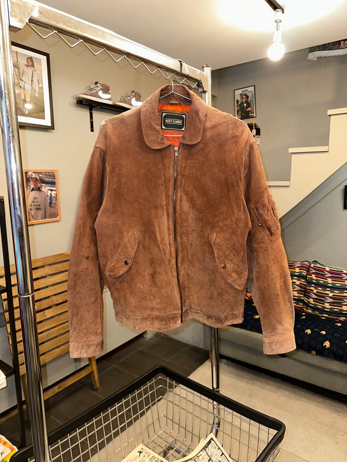 90’s Men’s Flandre pig-leather embroider 상품이미지6