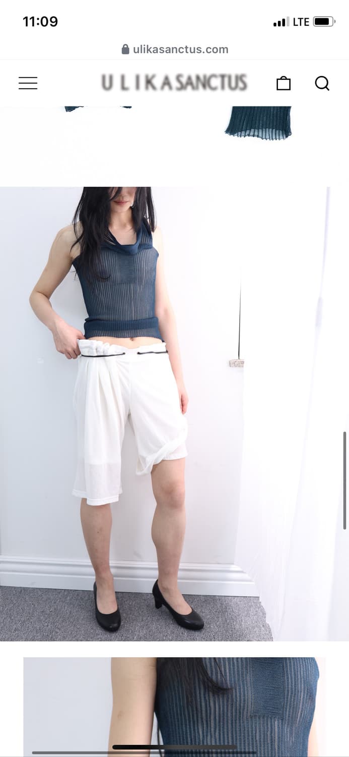 Ulika 울리카 상투스 Sheer tank top 상품이미지3